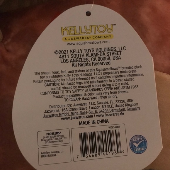 16 inch Hans the Hedgehog Squishmallow - Picture 4 of 6